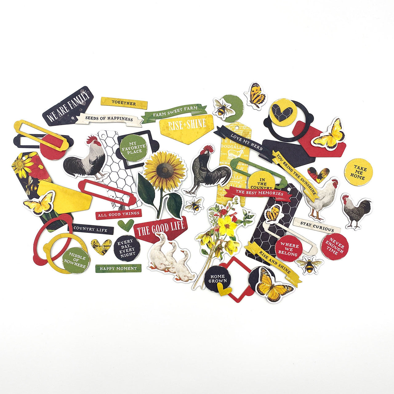 49 en Market Vintage Artistry Platteland Spaanplaatset